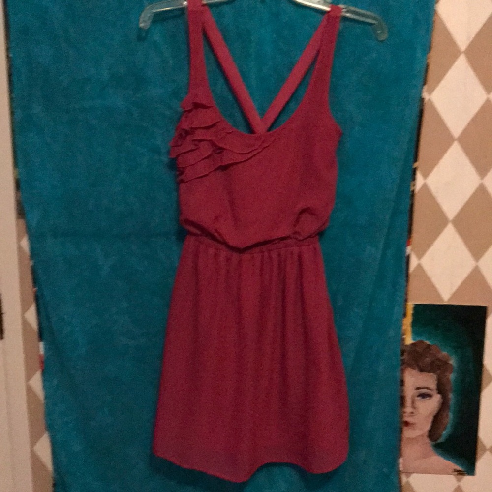 Raspberry dress